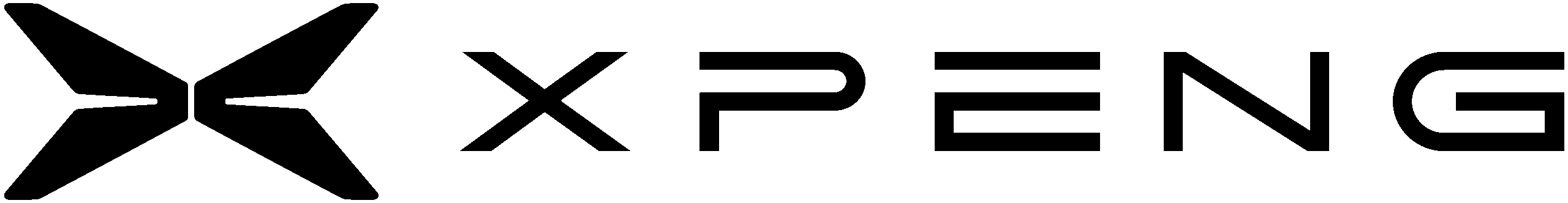 LOGO XPENG NOIR